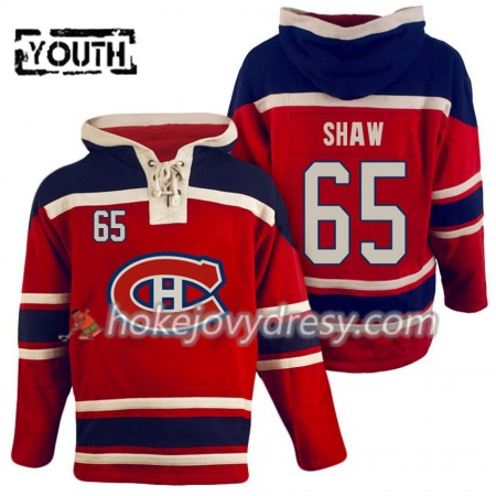 Montreal Canadiens Andrew Shaw 65 Červená Sawyer Mikiny Hooded - Dětské